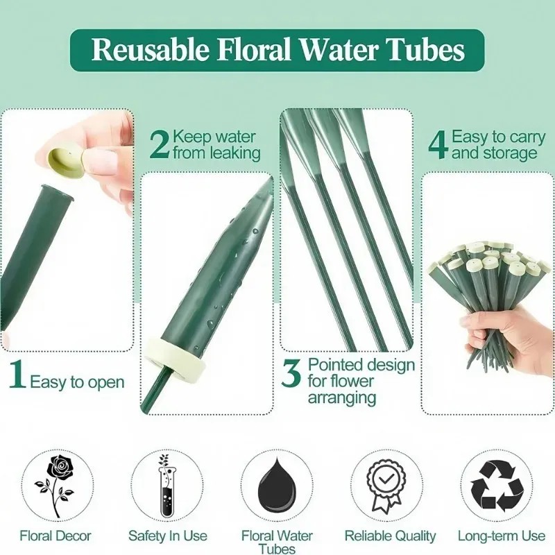 top quality 60 pcs floral wate - огляд і ціна Quality Florist Supply